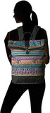 Sakroots Women's New Adventure Rolltop Backpack, sherbet one world