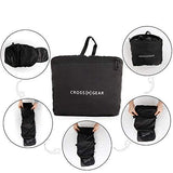 Cross Gear Multipurpose Backpack Waist Bag 2-In-1 Travel Packable Daypack 0908BK