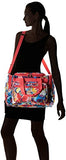 World Traveler Women'S Value Series 16-Inch Pink Butterfly Duffel Bag, Pink Trim Butterfly, One