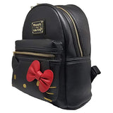 Loungefly Hello Kitty Black Mini Backpack with Bow