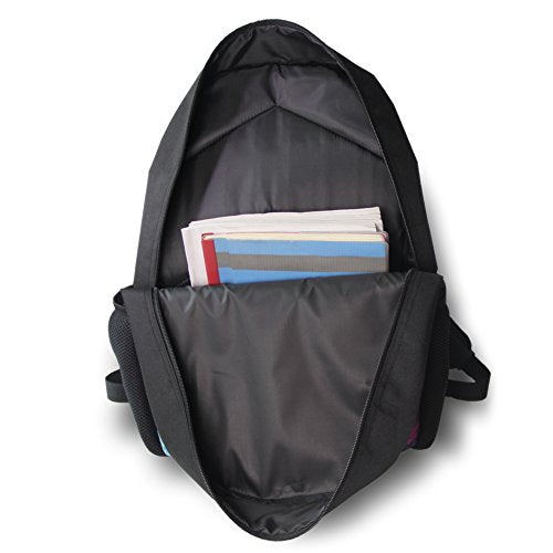 Bigcardesigns Blue Wolf Backpack Book Bag for Teenagers