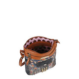 Nicole Lee Rikky Floral Studded Denim Cross Body Bag, Yellow, One Size