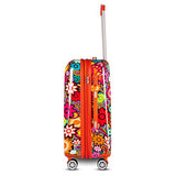 Gabbiano Floral 3 Piece Hardside Expandable Spinner Luggage Set (Retro Floral)