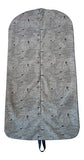 Carry It Well Women'S Hanging Garment Bag Pewter Map Print