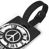 LuckyTagy Metal Gear Particular Luggage Tag Initial Bag Tag Suitcase Tag Travel Bag