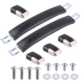 Luggage Handle Pull 2PCS 225mm Install Distance Black Rubber Luggage Case Handle Grip for Suitcase Box Luggage Case