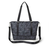 Baggallini Expandable Carry on Duffel, onyx floral