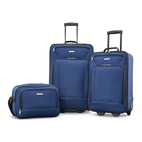 American Tourister Fieldbrook XLT 3 Piece Set Navy