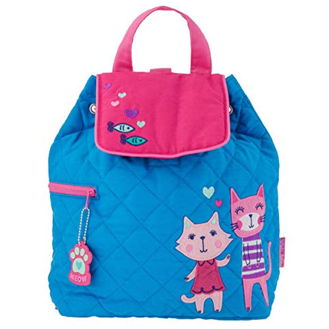 Stephen Joseph Kids' Toddler Quilted Backpack, Cats, No No Size
