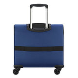 Delsey Luggage 4 Wheel Spinner Mobile Laptop Briefcase, Blue One Size