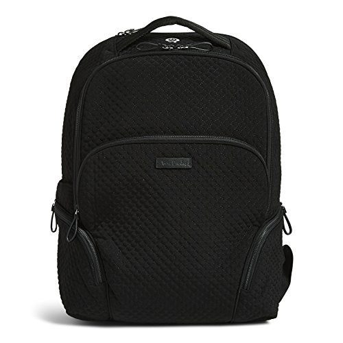 Vera Bradley Iconic Backpack, Microfiber, Classic Black
