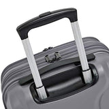 Amazonbasics Hybrid Hard-Softside Expandable Spinner Suitcase, 20-Inch Carry-On, Grey