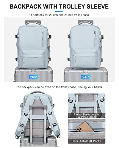 VGCUB Carry on Backpack,Large Travel Backpack for Women Men