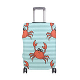 Suitcase Cover Suitcase Cute Crabs Luggage Cover Travel Case Bag Protector for Kid Girls Luggage