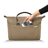 Briggs & Riley Sympatico Shopping Travel Tote, Caramel, One Size