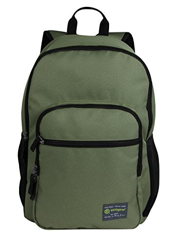 ecogear Laptop Dhole Backpack, Olive Green One Size