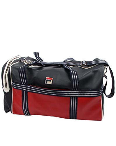 Fila Landon Holdall Bag (Peacoat/Chinese Red-White, One_Size)
