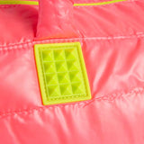 FUEL Hot Pink Gym Bag Duffle Zipper Weekender for Women Duffel Weekend Carry On with Zipper Pocket