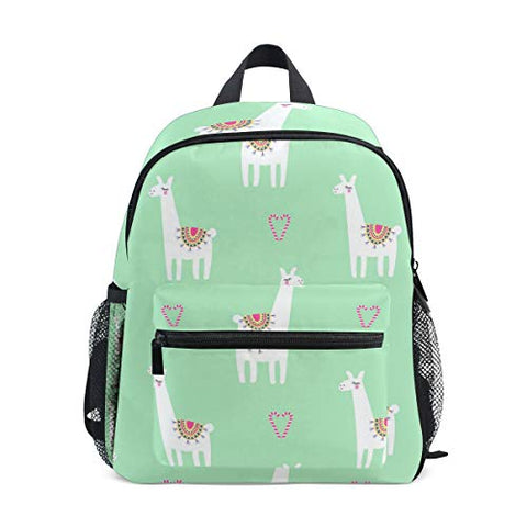 GIOVANIOR Llama Alpaca Love Lightweight Travel School Backpack for Boys Girls Kids