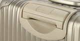 Rimowa Topas Titanium Carry on Luggage 20 Inch Cabin Multiwheel 32L Suitcase Light Bronze