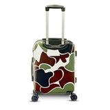 Gabbiano Camo Collection 3 Piece Hardside Spinner Set (Green)