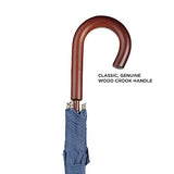 totes Luggage Auto Wooden Stick, Steele Blue