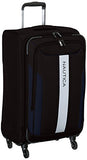 Nautica Gennaker 24 Inch Expandable Luggage Spinner, Black/Navy