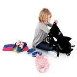 Trunki Paddlepak Back Pack - Water Resistent Kids Backpack (Kaito), Black