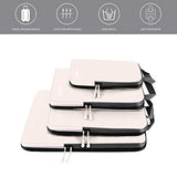 4 Set Compression Packing Cubes Travel Expandable Packing Organizers