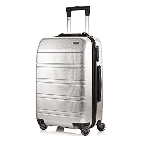 Hartmann Vigor 2 Carry On Spinner, Hardsided Rolling Luggage in Glacial Silver