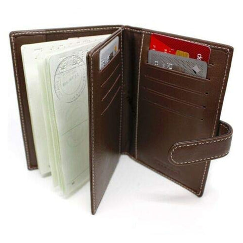 Numinous London RFID Passport Holder (Brown)