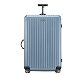 Rimowa Salsa Air Polycarbonate Carry on Luggage 29" Inch Ultralight Cabin Multiwheel 80 L Spinner Suitcase Ice Blue