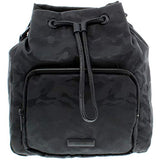 Kenneth Cole Reaction Womens Ruby Faux Leather Trim Backpack Black Medium