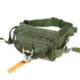 ARYMCAMOUSA US Airforce Style Deployment Bag #1 Parachute Buckles Hook Water Resistant Rucksacks Nylon Military Waist Hiking Fanny Pack for Carrying Vital Gear or Small Equipment