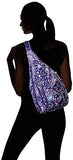 Vera Bradley Recycled Lighten Up Reactive Sling Backpack, Belle Paisley