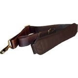 Winn International Ergonomic Leather Shoulder Strap In Brown