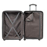 Citadel Deluxe 20" and 24" Hardside Spinner Luggage Set by Travelpro, Gun Metal Gray