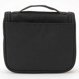 Muji Polyester Hanging Travel Case, 16 cm Width x 19 cm Depth x 6 cm Height, Black