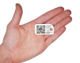 Dynotag Web/Gps Enabled Qr Code Smart Mini Tags - 3 Unique Tags For Gear