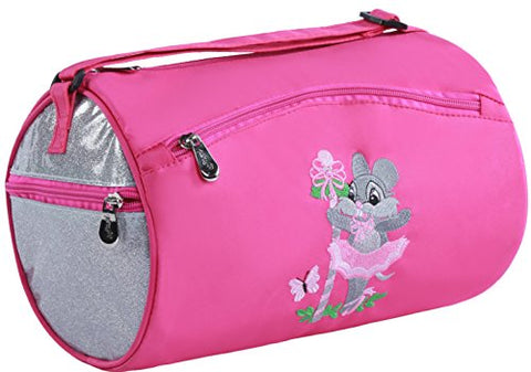 Sassi Designs Ballerina Mice Small Roll Duffel Size: Small 7" X 12"