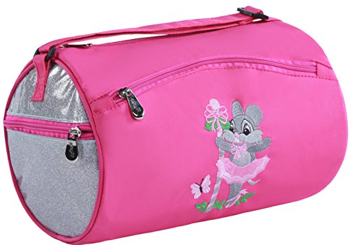 Sassi Designs Ballerina Mice Small Roll Duffel Size: Small 7" X 12"