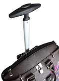 Trendy Flyer Computer/Laptop Rolling Bag 4 Wheel Case Taj Fuchsia