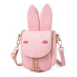 Yuboo Cute Bunny Purse Girls Rabbit Crossbody Bag For Kids And Toddlers (5Colors) (1-Pink)