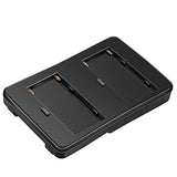 Neewer NP-F Battery to V-Mount Battery Converter Adapter for LED Light, Field Monitor, 5D2 Rigs,