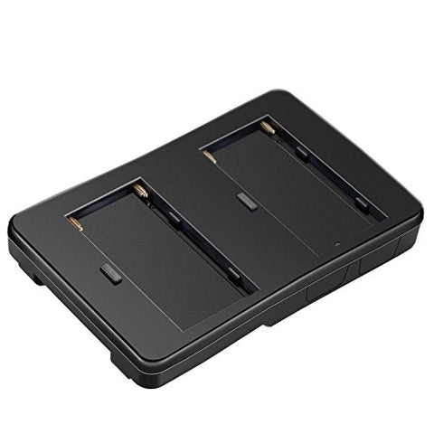 Neewer NP-F Battery to V-Mount Battery Converter Adapter for LED Light, Field Monitor, 5D2 Rigs,