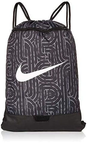  Nike Brasilia just Do It Backpack (mini), Black/Black/(Glossy  White), Misc : Nike: Clothing, Shoes & Jewelry