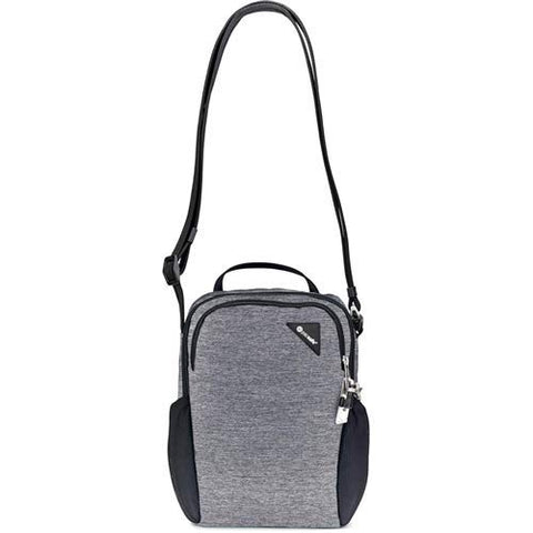 PacSafe Vibe 200 Crossbody Anti Theft Compact Travel Shoulder Bag - Fits 10.5" Tablet, Granite