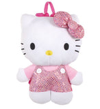 Hello Kitty Plush Backpack With Sequin Bow