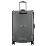 DELSEY Paris Luggage Cruise Lite Hardside 2.0 29" Checked Expandable Suitcase, Platinum