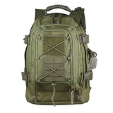 PANS Military Expandable Travel Backpack Tactical Waterproof Outdoor 3-Day Bag,Large,Molle System for School,Hiking,Camping,Trekking,Outdoor Sports,Work (Light-Green)